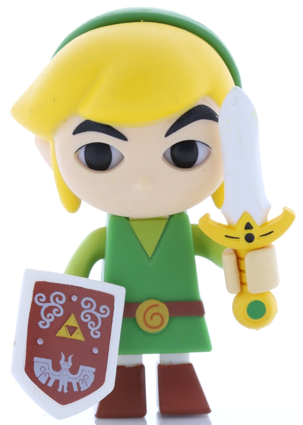 Legend of Zelda Figurine - TOMY 2018 Four Swords Adventures Green Link Mini Gashapon Figure Expression C (Link (Legend of Zelda)) - Cherden's Doujinshi Shop - 1