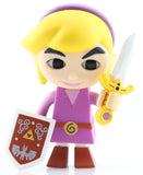 Legend of Zelda Figurine - TOMY 2018 Four Swords Adventures Purple Link Mini Gashapon Figure Expression A (Link (Legend of Zelda)) - Cherden's Doujinshi Shop - 1