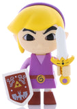 Legend of Zelda Figurine - TOMY 2018 Four Swords Adventures Purple Link Mini Gashapon Figure Expression B (Link (Legend of Zelda)) - Cherden's Doujinshi Shop - 1