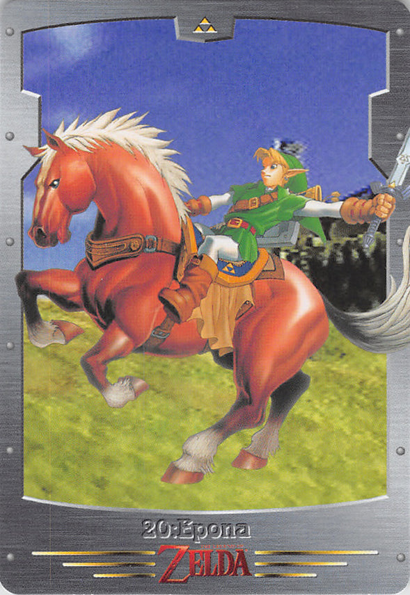 Legend of Zelda Trading Card - No.20 Normal Carddass 100 Epona (Link) (Epona) - Cherden's Doujinshi Shop - 1