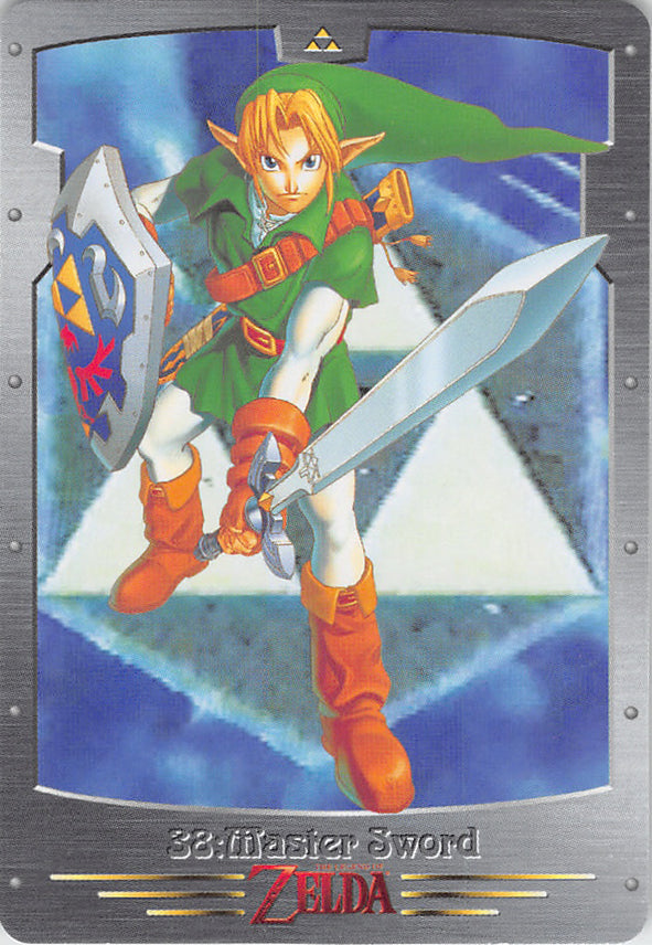 Legend of Zelda Trading Card - No.38 Normal Carddass 100 Master Sword (Link) (Master Sword) - Cherden's Doujinshi Shop - 1